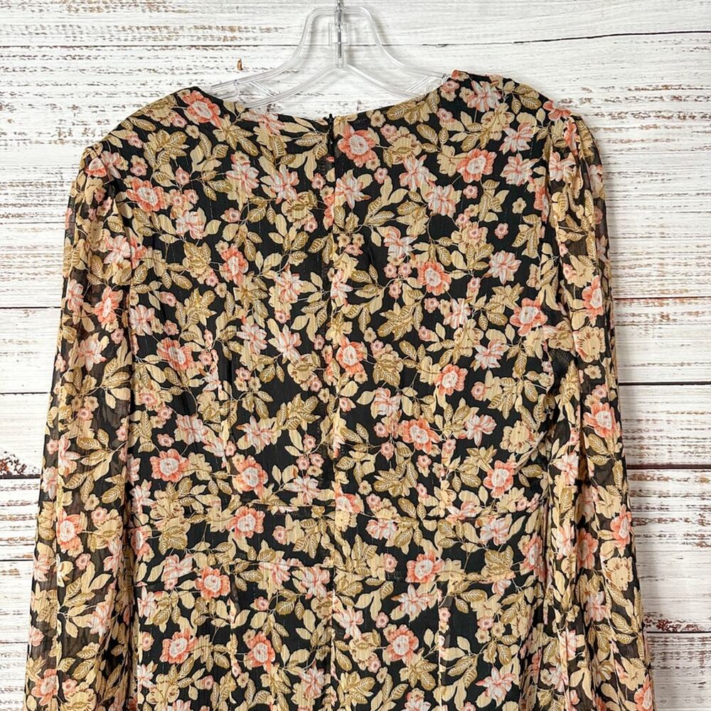 NEW w tags Nasty Gal Nothin Bud Love Floral Fitted Mini Dress Size 10, MSRP $105 - Picture 15 of 15